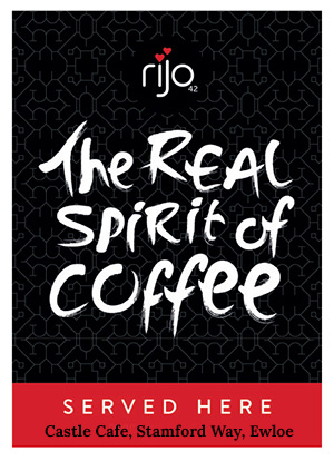 Castle Cafe serves Rijo Coffee